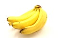 Beautiful ripe bananas closeup