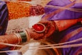 Beautiful Rituals In Indian Marriage Royalty Free Stock Photo