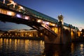River bridge on Kievskaya, Moscow