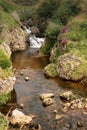 Beautiful river in mountain pass Iraty, irau, basque country, france Royalty Free Stock Photo