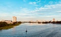 Beautiful river scene of Saigon, Vietnam Royalty Free Stock Photo