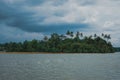 Beautiful river scenery in Pulau Serai, Kuala Dungun, Terengganu, Malaysia