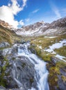 River in Fagaras mountains, Romania Royalty Free Stock Photo