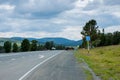 Beautiful road in the mountains Royalty Free Stock Photo