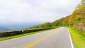 Beautiful road, Shenandoah National Park, Skyline Royalty Free Stock Photo