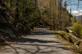 Beautiful Road to Rohtang pass in himalayas Royalty Free Stock Photo