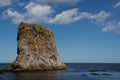 A beautiful rock formation Cape Velikan, Sakhalin Island, Russia