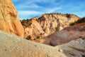 Beautiful Rock Formations at Tent Rocks Royalty Free Stock Photo