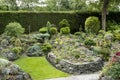 Beautiful rock garden in the Netherlands Royalty Free Stock Photo