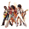 beautiful Rock and roll dance clipart illustration