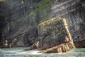 Beautiful rocks by the cliffs of Newfoundland, Canada