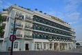 The beautiful Rocks Hotel with exquisite architecture at Macau Royalty Free Stock Photo