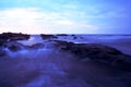 Scenic view of sunset on the beach