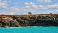 Beautiful rocky coast of Menorca Royalty Free Stock Photo