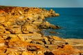 Beautiful rocky coastline at Gantheaume Point Gantheaume Point, Broome, Western Australia Royalty Free Stock Photo