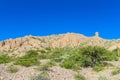 Beautiful rocky mountain in Tilcara, Argentina Royalty Free Stock Photo