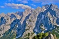 Beautiful rocky mountains, Kaisergebirge, Austria.