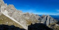 Beautiful rocky mountains Dolomiti di Brenta, Italy