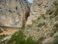 Beautiful rocky region around el Chorro in Andalusia