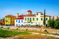 Beautiful Roman Agora in Plaka District, Athens, Greece