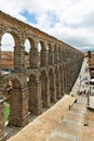 Beautiful, Roman Aqueduct in Segovia