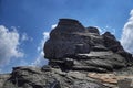 Beautiful Romania  - Bucegi Natural Park,  The Sphinx Royalty Free Stock Photo