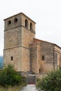 Beautiful romanic church of Santa Maria de GaroÃÂ±a, Burgos, Merindades, Spain