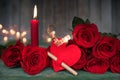 Beautiful romantic still life for valentines day Royalty Free Stock Photo