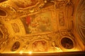 Beautiful roof decoration of Louvre museum in Paris