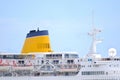 Beautiful rooftop terrace cruise ship