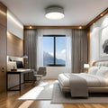 Beautiful room interior - ai generated image