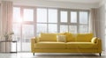 beautiful room with a yellow cabinet in high definition