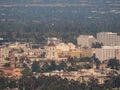 The beautiful Pasadena City hall and Pasadena downtown view