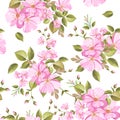 Beautiful roses seamless pattern