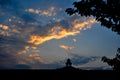 Beautiful rosy clouds