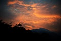 Beautiful rosy clouds