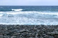 Beautiful rough seascape of Tenerife