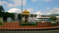 A beautiful round about in Tirupati Balaji temple India