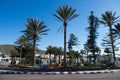 Beautiful roundabout in the center of Sidi Ifni, Morocco