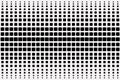 Beautiful rounded black square pattern