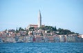 The beautiful Rovinj also called the Pearl of the Adriatic on the west coast of Istria in Croatia