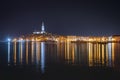 Beautiful Rovinj at night