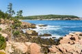 Rugged Coast of Maine in Autumn