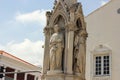 Beautiful ruined British colonial era statues in the historic Unesco heritage site Royalty Free Stock Photo