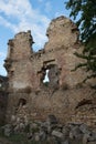 Beautiful ruins at Santa Maria de Rioseco old convent. Burgos, Merindades, Spain Royalty Free Stock Photo