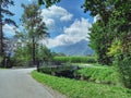 A beautiful rural landscape of Ruggell (Liechtenstein)