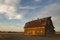 A beautiful rustic barn in rural Colorado Royalty Free Stock Photo