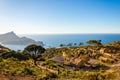 Beautiful Dragonera island behind La Trapa monastery, Majorca, Spain Royalty Free Stock Photo