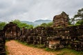 My Son Sanctuary in Hoi An Vietnam Royalty Free Stock Photo