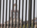 Beautiful safety fence to avoid dangers and passage Royalty Free Stock Photo